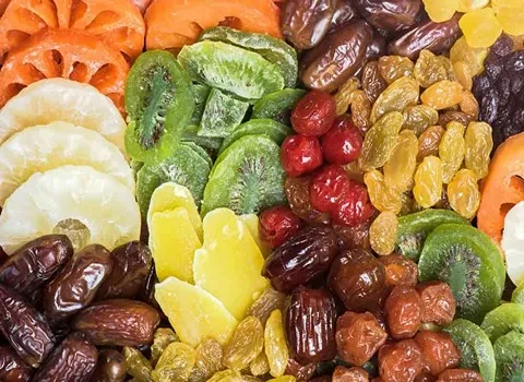 میوه خشک بدون پوست؛ سیب پرتقال حاوی مواد معدنی fiber