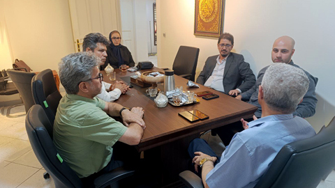 جلسه هیات رئیسه شورای سیاست گذاری آراد برندینگ با هیات امنای استان تهران