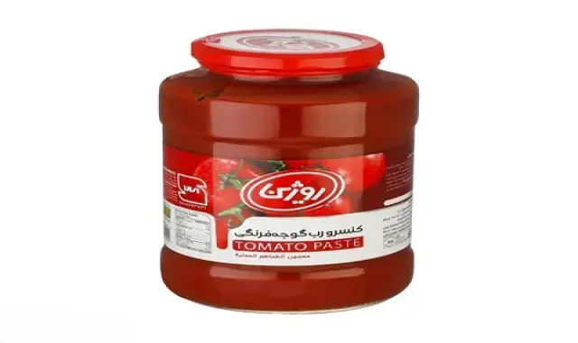 رب گوجه روژین شیشه ای؛ ارگانیک درمانی مقوی حاوی Vitamin