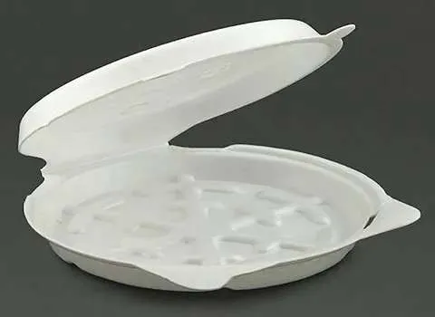 ظروف یکبار مصرف پیتزا؛ گیاهی مصنوعی مایکروفری فریزری 2 جنس پلاستیک کاغذ