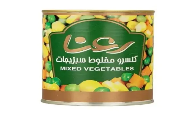 خریدکنسرو مخلوط سبزیجات رعنا + بهترین قیمت