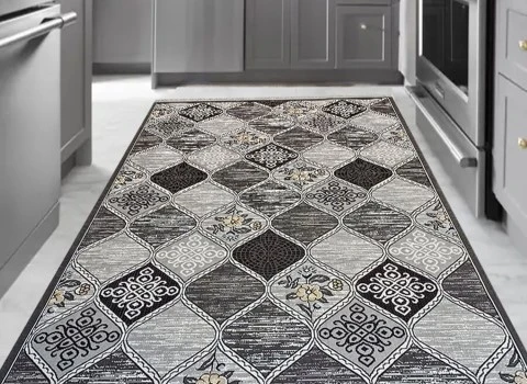 گلیم فرش آشپزخانه (قالی) اتاق خواب هال ساده گلدار Classic