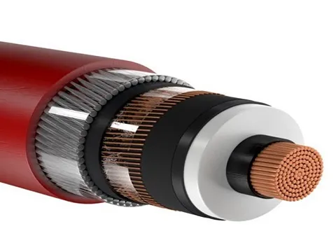 کابل برق فشار قوی؛ مسی آلومینیومی انعطاف پذیر رویه PVC