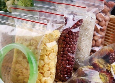 انواع کیسه فریزر زیپ دار نانو برای تازه نگه اشتن میوه و سبزیجات