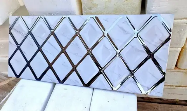 کاشی بین کابینتی لوزی؛ لعاب دار 3 مدل (شیشه ای سرامیکی موزاییکی)