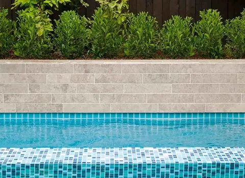 کاشی استخری چسبی؛ لعابی نانو ضدآب 2 مدل کفی دیواری