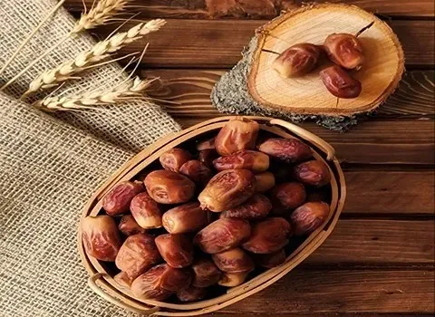 خرما خشک بدون هسته؛ بافت نرم گوارش کم خونی فیبر potassium