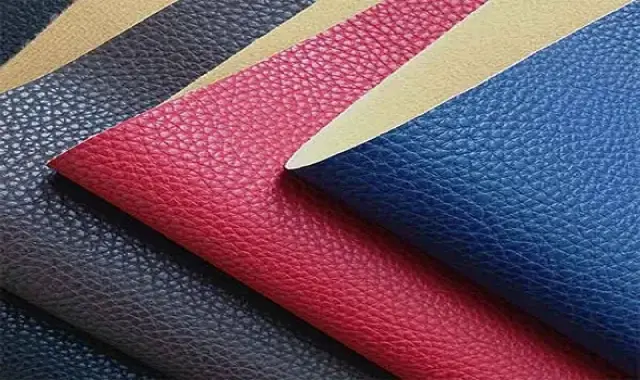 چرم مصنوعی؛ پلی وینیل کلراید 2 نوع دورو پرزدار Vegan leather