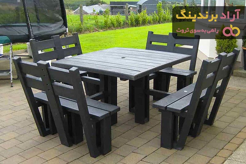 خرید جدیدترین انواع میز پلاستیکی پایه فلزی