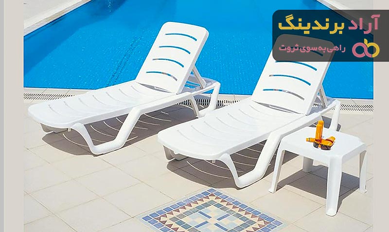 خرید میز و صندلی پلاستیکی استخر + بهترین قیمت