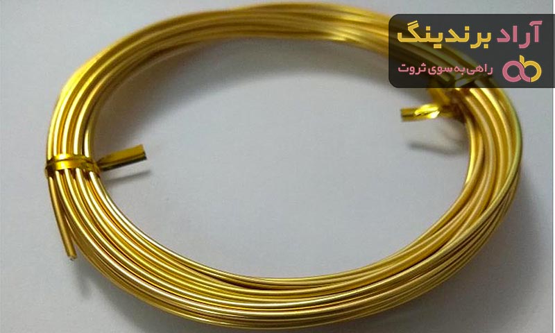 خرید سیم مفتول ضخیم طلایی با قیمت استثنایی