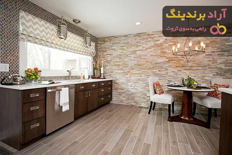 خرید جدیدترین انواع سرامیک آشپزخانه بین کابینتی