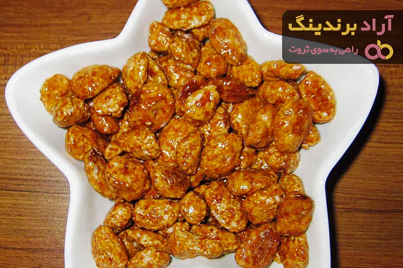 قیمت بادام زمینی سوخته