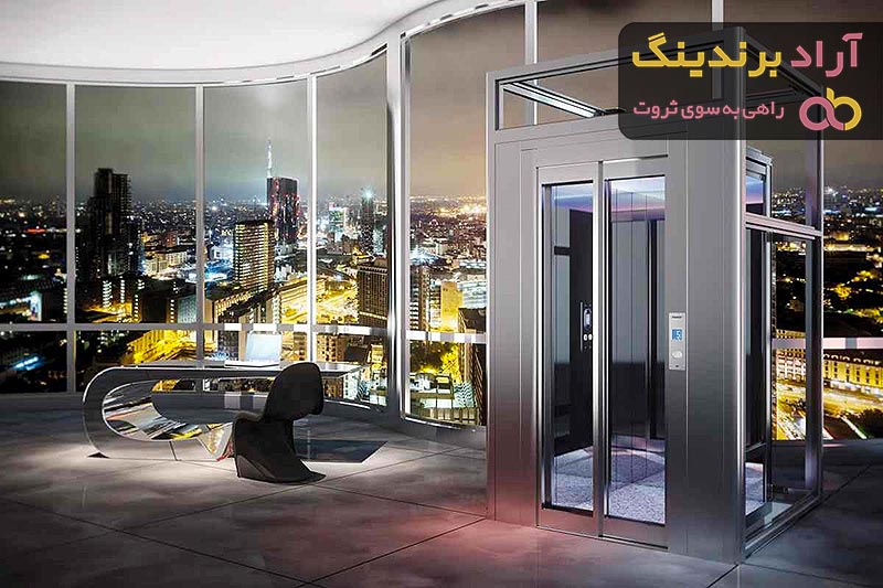 خرید و قیمت درب اتوماتک شیشه ای آسانسور
