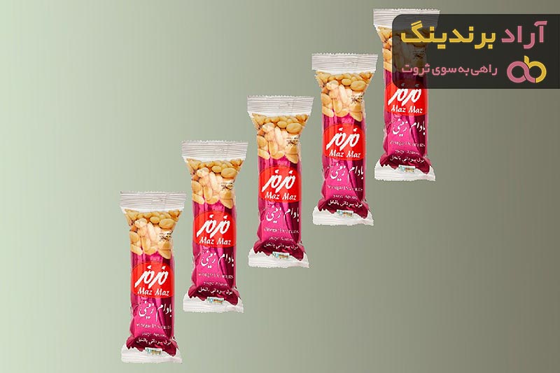 قیمت و خرید بادام زمینی مزمز سرکه ای + فروش ارزان