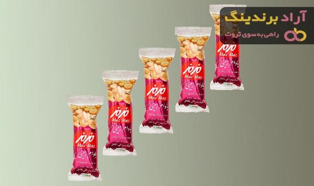 قیمت و خرید بادام زمینی مزمز سرکه ای + فروش ارزان