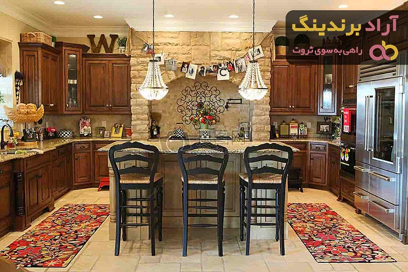 خرید گلیم فرش آشپزخانه فانتزی با طرح های جدید در متراژ های مختلف