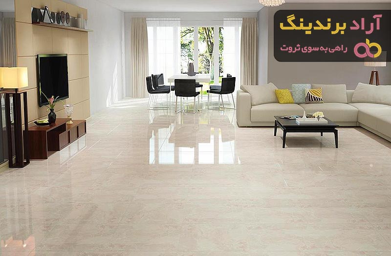 قیمت سرامیک کف پذیرایی مدرن در ابعاد و طرح های متفاوت