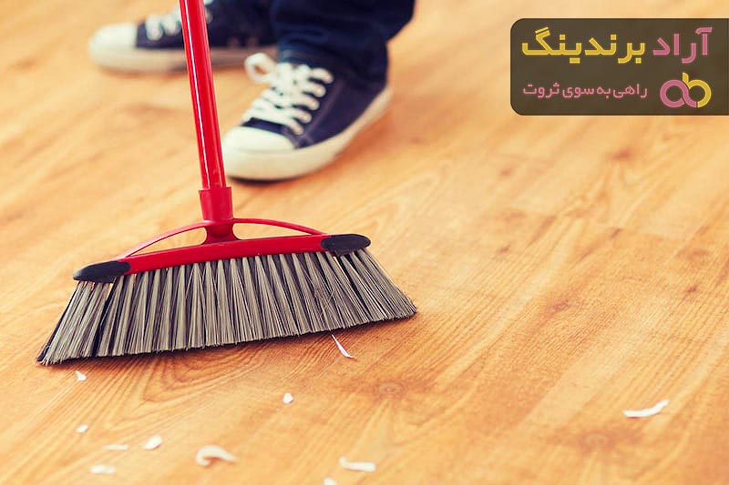 خرید و قیمت جارو دسته بلند فلزی