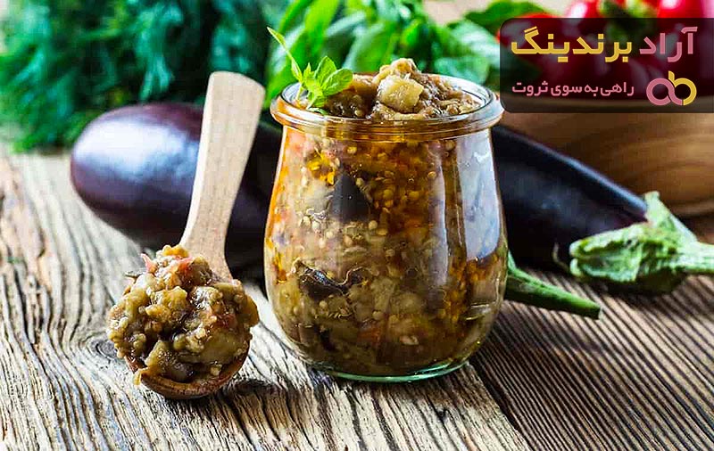 قیمت و خرید ترشی لپه بادمجان خانگی + فروش ارزان
