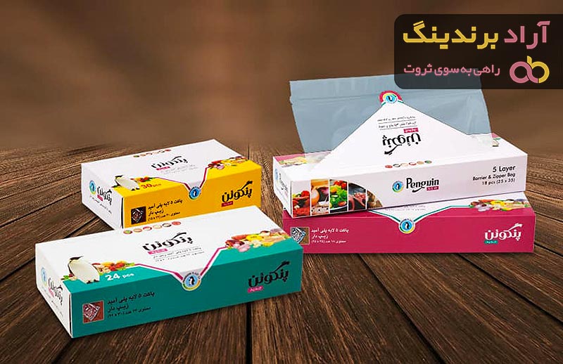 خرید کیسه فریزر رولی پنگوئن + بهترین قیمت