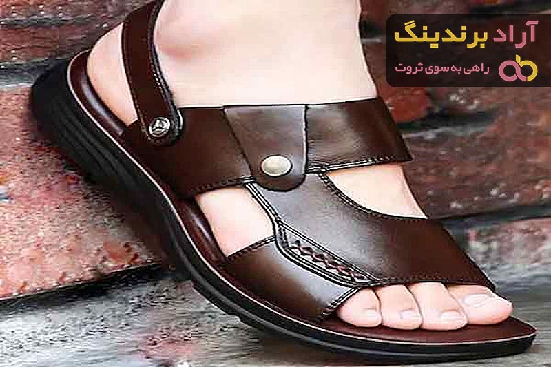خرید صندل تابستانی مردانه چرم + بهترین قیمت