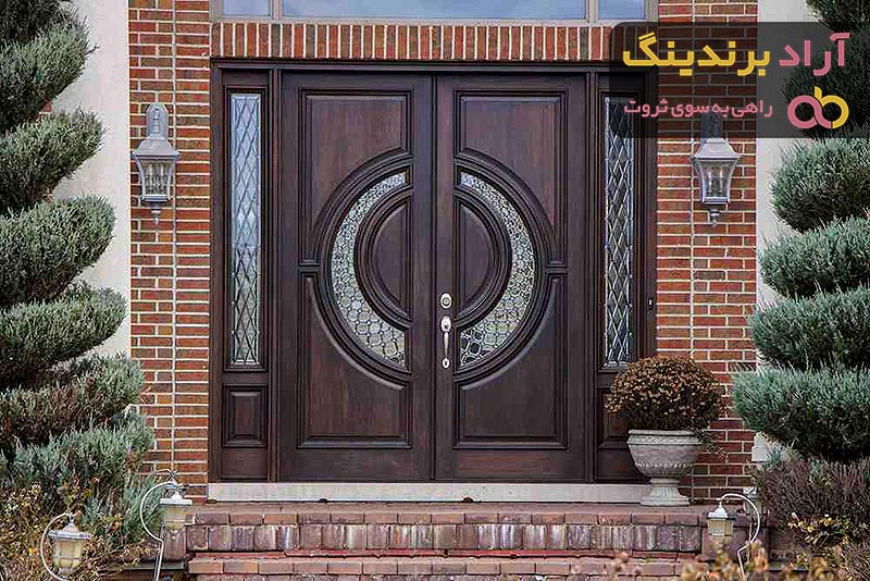 رنگ درب فلزی طرح چوب | قیمت مناسب خرید عالی