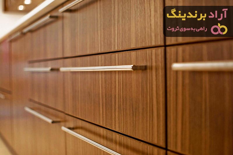 خرید دستگیره کابینت طلایی براق با قیمت استثنایی