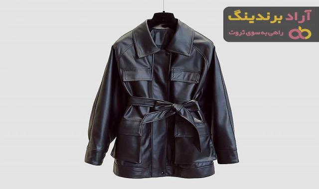 خرید بارانی چرم مشکی زنانه + بهترین قیمت