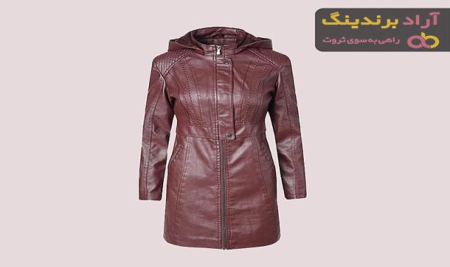 خرید بارانی چرم زنانه بلند با قیمت استثنایی