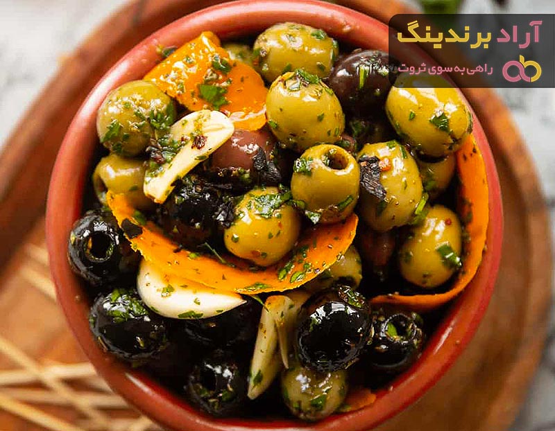 بهترین زیتون پرورده درجه یک  + قیمت خرید عالی