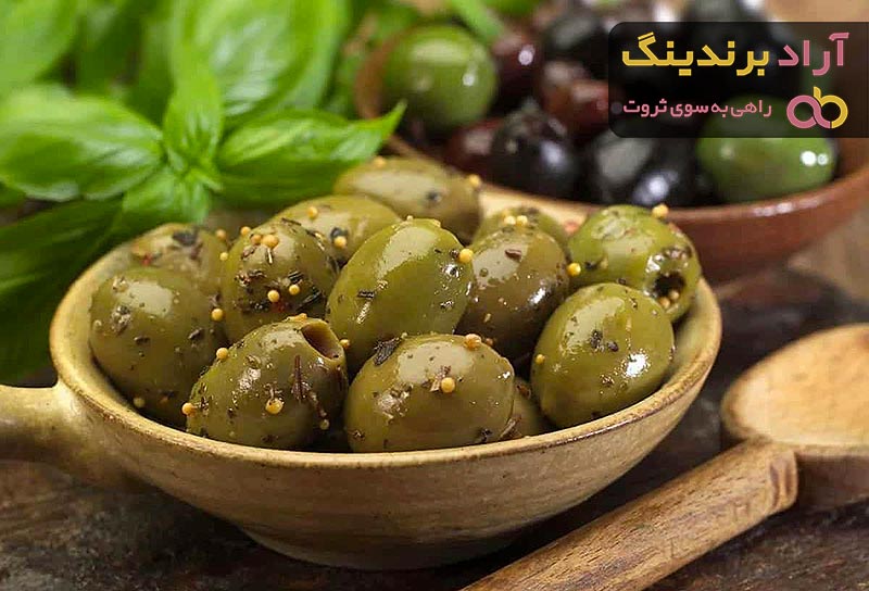 قیمت خرید زیتون پرورده سبز دشت + طرز تهیه