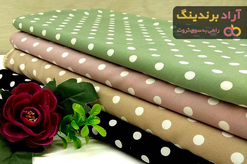 قیمت پارچه ابروبادی گل پنبه ای + مشخصات بسته بندی عمده و ارزان