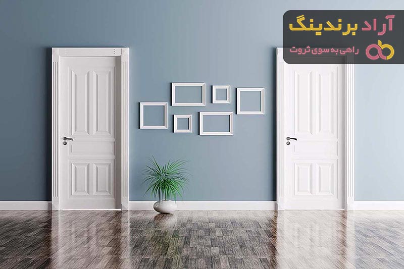 قیمت خرید درب چوبی سفید براق + تست کیفیت