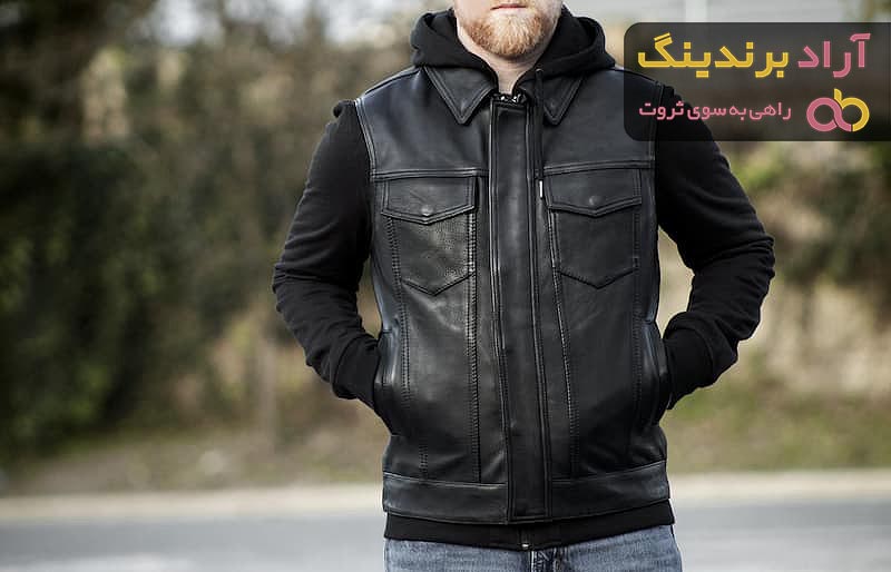 خرید و قیمت جلیقه چرم طبیعی مردانه