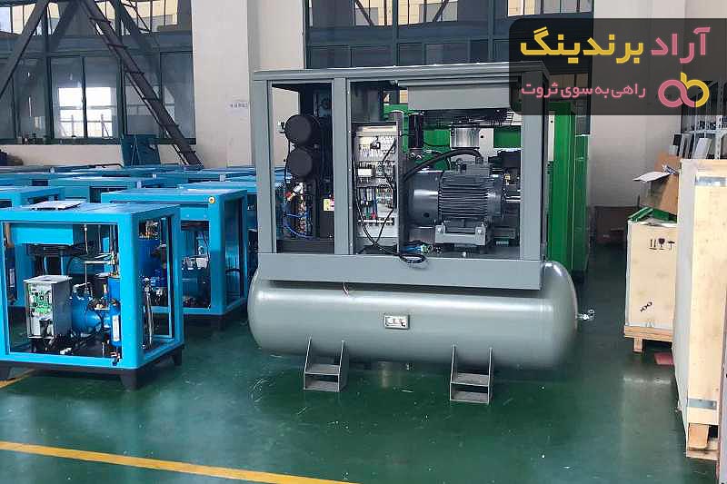 قیمت کمپرسور بادصنعتی + پخش تولیدی عمده کارخانه