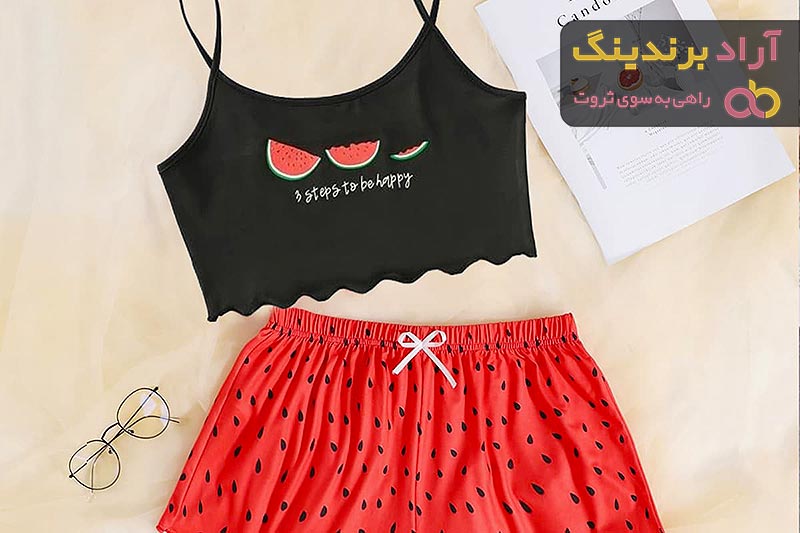 تاپ شلوارک مدل زنانه دخترانه، جنس نخی، لی 2023 + عکس