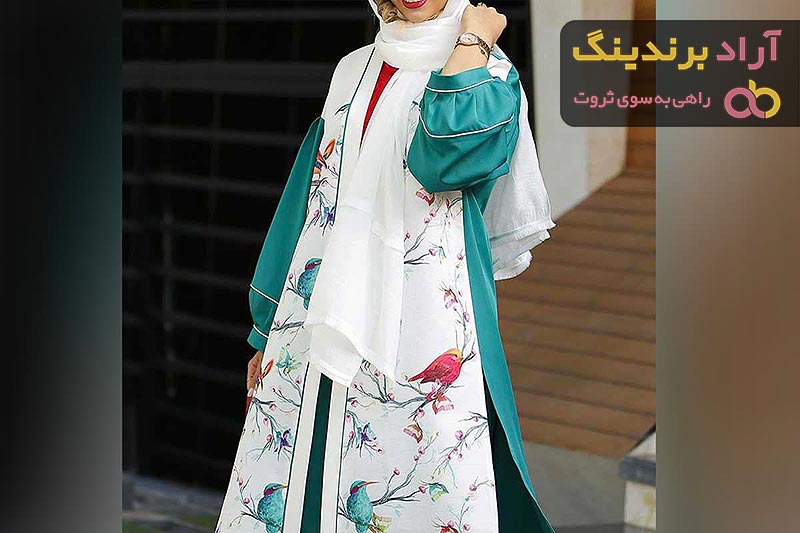 خرید انواع مانتو فلورال سنتی + قیمت