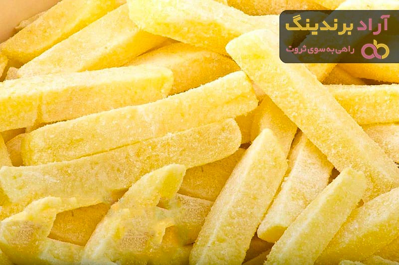 قیمت خرید خلال سیب زمینی نیمه آماده + تست کیفیت