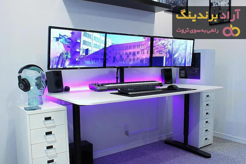 خرید انواع میز پلاستیکی کامپیوتر + قیمت