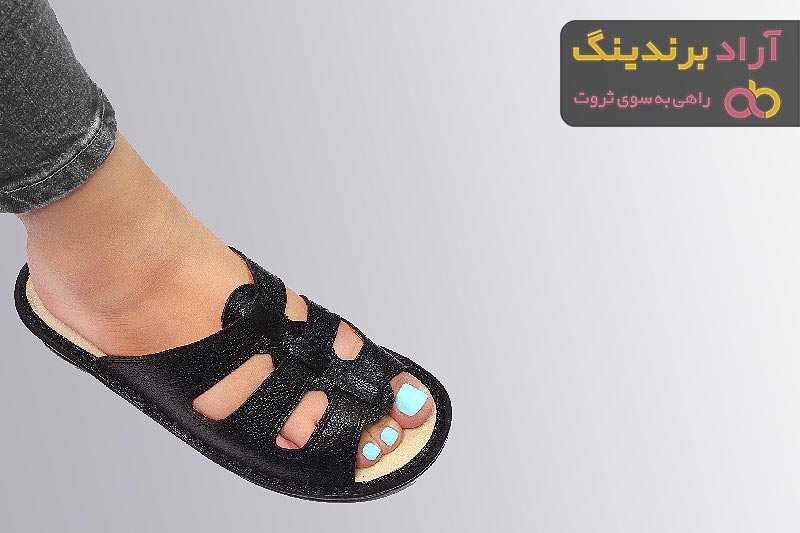 صندل طبی زنانه چرم طبیعی | قیمت مناسب خرید عالی
