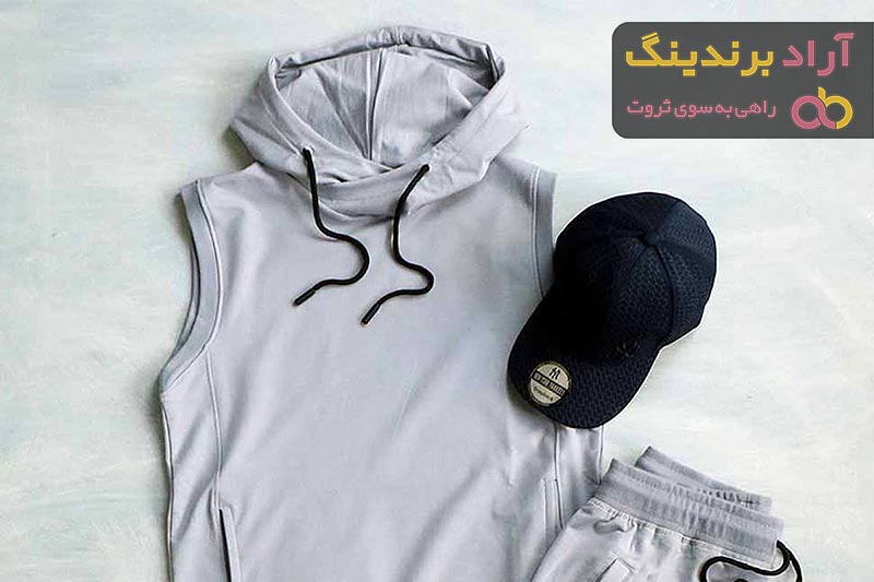 خرید رکابی کلاه دار بدنسازی مردانه با قیمت استثنایی