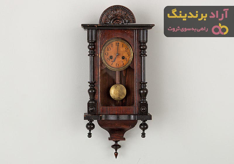ساعت دیواری پاندول دار چوبی | خرید با قیمت ارزان