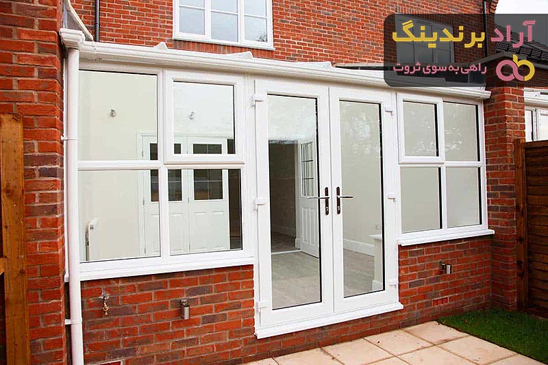 خرید درب یو پی وی سی طرح چوب + بهترین قیمت