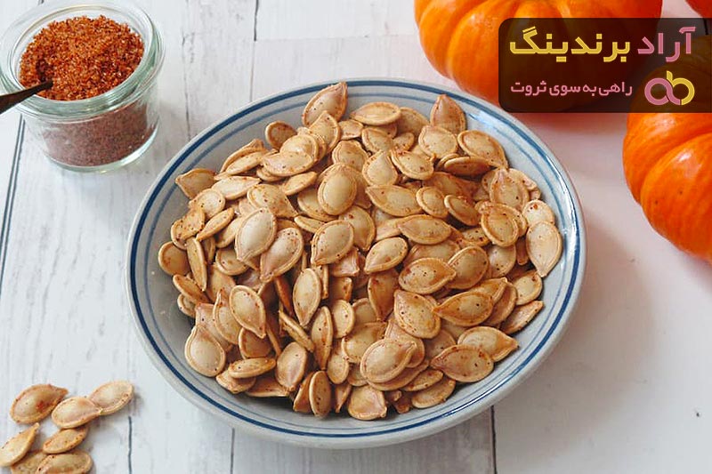 خرید تخمه کدو گوشتی خام با قیمت استثنایی