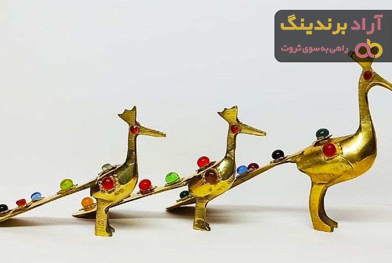 خرید جدیدترین انواع مجسمه طاووس برنجی