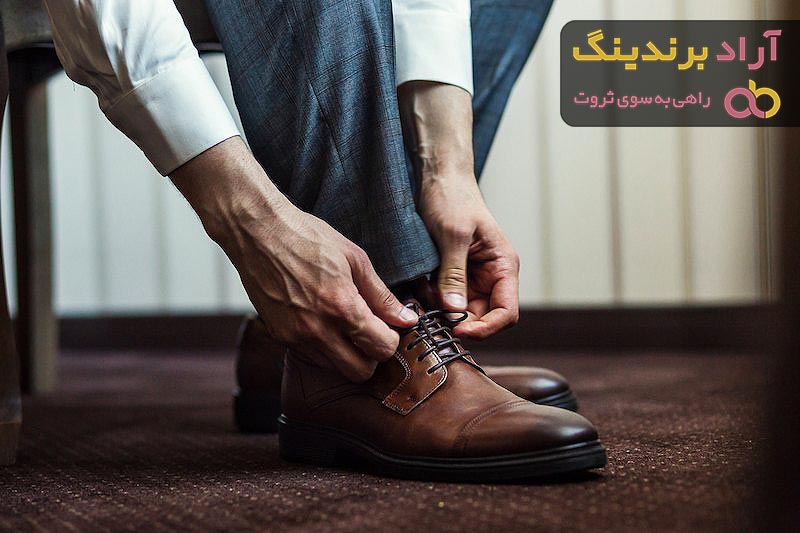 کفش چرم طبیعی دست دوز | خرید با قیمت ارزان