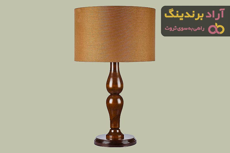 خرید انواع آباژور رومیزی پایه چوبی + قیمت