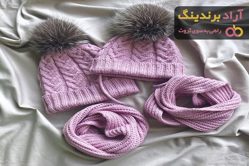 خرید انواع کلاه بافتنی دخترانه + قیمت