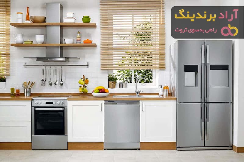 خرید و قیمت یخچال فریزر دوقلو الکترواستیل